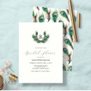 Search for peacock bridal shower invitations Bride
