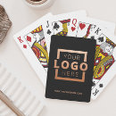 Search for branded playing cards Your logo here