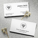 Search for psychology symbol business cards Psi