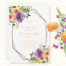 Search for purple and peach wedding invitations Rustic