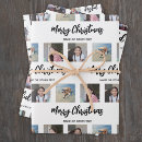 Search for from santa wrapping paper Black and white