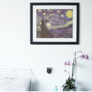 Search for moon in the sky posters Vintage