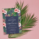 Search for beach destination wedding invitations Navy blue
