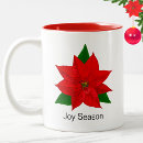 Search for poinsettia mugs Cute