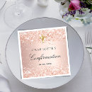 Search for confirmation napkins Gold cross