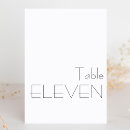 Search for 11 table cards Modern