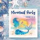 Search for mermaid bridal shower invitations Under the sea