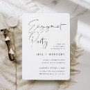 Search for engagement party invitations Black and white