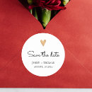 Search for save the date labels Gold
