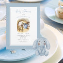 Search for blue baby shower invitations Script typography
