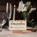 Search for retro wedding place cards Funky
