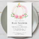 Search for pumpkin shower invitations Floral