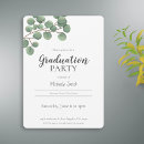 Search for foliage graduation invitations Typography