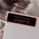 Search for bridal shower return address labels Rose gold