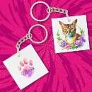 Search for tabby key rings Watercolor
