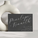 Search for charcoal invitations Simple