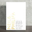 Search for black white and silver wedding invitations Minimalist