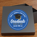Search for blue and white graduation stickers Class of 2025