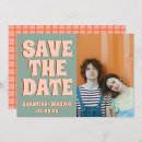 Search for 70s party save the dates Retro