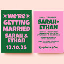 Search for 1960s wedding invitations Retro