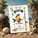 Search for reeling the big one invitations Little fisherman