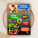 Search for comic book invitations Cute