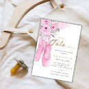 Search for ballet baby shower invitations Watercolor