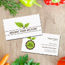 Search for food delivery business cards Farm