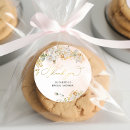 Search for bridal shower floral stickers Thank you