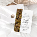 Search for leopard bridal shower invitations Elegant