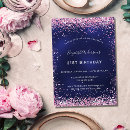 Search for navy blue and pink invitations Party