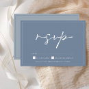 Search for dusty blue rsvp cards Script