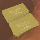 Search for script writing business cards Elegant