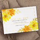 Search for marigold save the dates Floral