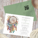 Search for dreamcatcher wedding invitations Rustic