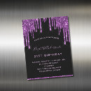 Search for sweet 16 save the date magnets Black