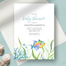Search for unique couples shower invitations Watercolor