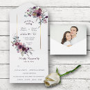 Search for lavender bouquet wedding invitations Watercolor