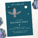 Search for green halloween invitations Bat