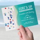 Search for surfs up invitations Blue