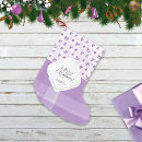 Search for lavender christmas stockings Purple