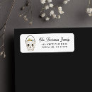 Search for sugar skull return address labels Watercolor