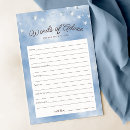 Search for blue advice cards Boy baby shower