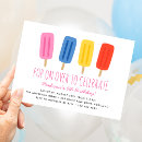Search for pop on over birthday invitations Colourful