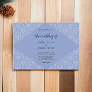 Search for blue damask wedding invitations Ornate