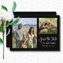Search for black background save the dates Classic