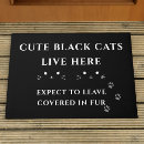 Search for cat paw print doormats Black and white