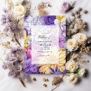 Search for lavender and silver wedding invitations Floral