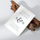 Search for plain white wedding invitations Typography