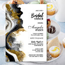 Search for agate bridal shower invitations Marble